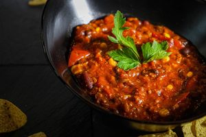 Chili sin carne at Reed in Luxembourg City