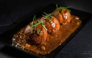 Boulettes sauce à la liégeoise  at Reed in Luxembourg City