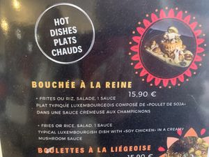 Luxembourgish traditional dish on offer   at Reed in Luxembourg City