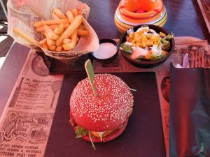 Truffle burger at Reed in Luxembourg City