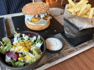 Joy burger menu  at Reed in Luxembourg City