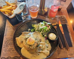 Vegan vol-au-vent at Reed in Luxembourg City