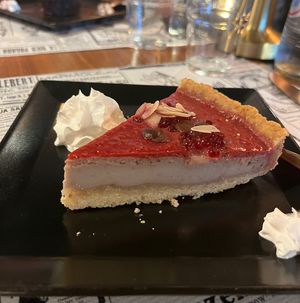 Red berries cheesecake   at Reed in Luxembourg City