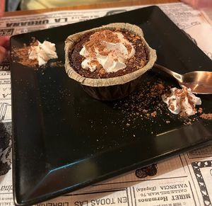 Lava chocolate cake   at Reed in Luxembourg City