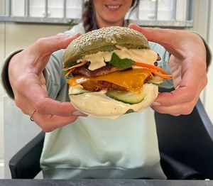 The Banh Mi Burger 🍔😍  at Reed in Luxembourg City