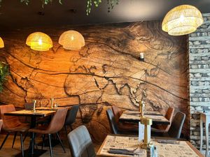 Upstairs dining room at Reed in Luxembourg City