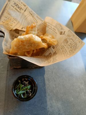Gyoza as a starter at Reed in Luxembourg City