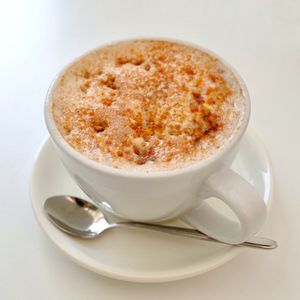 Gingerbread biscoff drink at The Tribute Coffee & Kitchen in Shelley