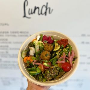 FARM BOWL. VEGAN. MAKE IT GF - HOLD THE GRAINS. at Cowbell Kitchen in Leesburg