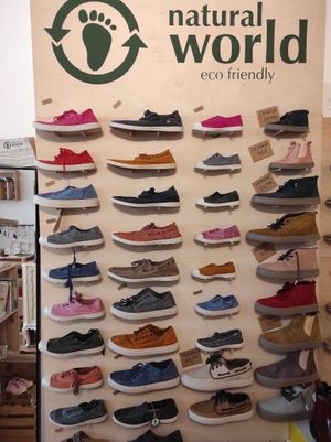 Vegan shoes at Rota das Cores in Aveiro