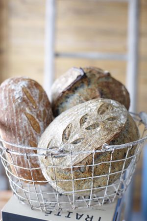 Artisan breads at Little Vegan Artisan in Steffisburg