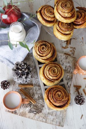 Cinnamon rolls at Little Vegan Artisan in Steffisburg