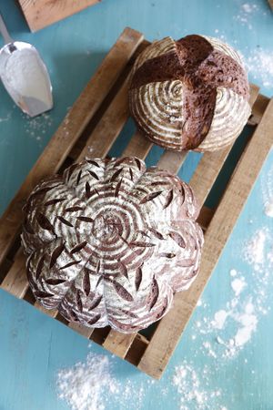 Artisan breads at Little Vegan Artisan in Steffisburg