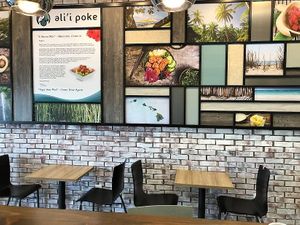 Inside at Ali'i Poke in Fishers