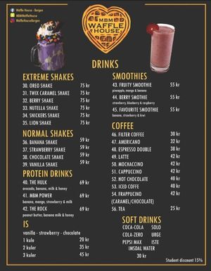 Drinks. at Waffle House  in Bergen