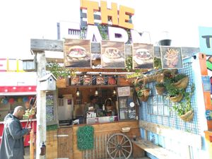 The food stall at The Farm in Copenhagen