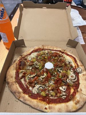   at Pizza My Heart in Santa Cruz