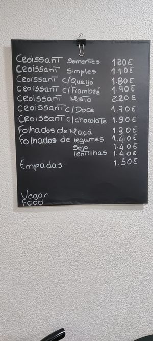 Menu - general items at AllVeggie in Alverca Do Ribatejo