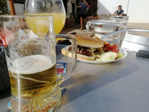 as well as linda mccartney burgers at The Funky Buddha Bistro in Lanzarote