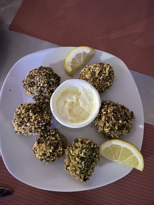 Funghi con maionese   at The Funky Buddha Bistro in Lanzarote