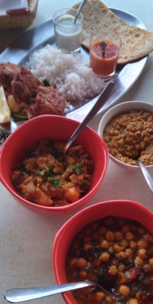 Curry buffet for 1.... at The Funky Buddha Bistro in Lanzarote