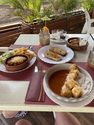   at The Funky Buddha Bistro in Lanzarote