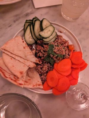 Mushroom tabbouleh at Rosetta Hall in Boulder