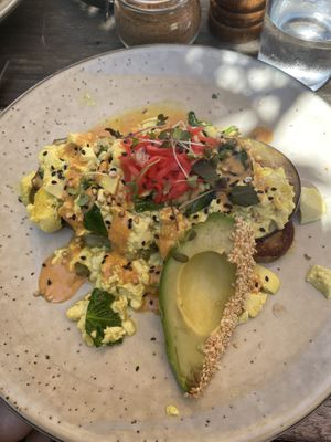 Tofu scramble   at Burrow in Toowoomba