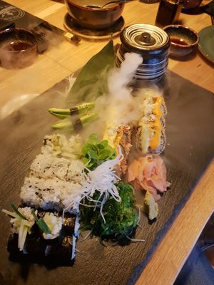 Vegan Sushi at Ikigai Restaurant in Neustadt