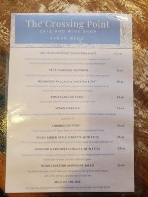 Menu as of 1/9 at Elodie's  in Kirkby Lonsdale