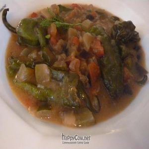 Caldereta de verduras / Vegetable stew at Hosteria de Arnuero in Arnuero