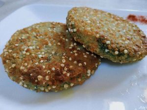 Vegetal Burguer at Hosteria de Arnuero in Arnuero