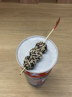 Soy drink at Chinese Tofu Magician in Barcelona