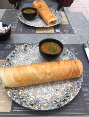 Vegan Dosa - very tasty!!! You have to try it at Namaste Bistro in Zagreb