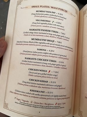   at Namaste Bistro in Zagreb