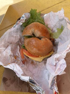   at Lighthouse Bagels in Corolla