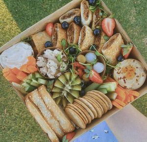 (Sausage) roll to bed box!! at Garnished & Grazing in South Perth