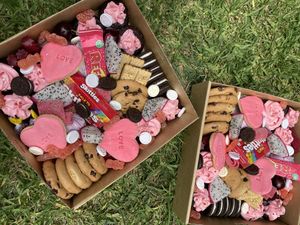 Sweet valentine's day boxes! at Garnished & Grazing in South Perth