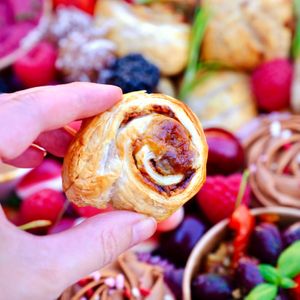 Savoury scroll at Garnished & Grazing in South Perth