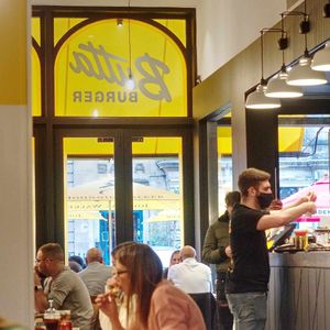 Inside Butta Burger at Butta Burger in Edinburgh