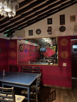 Dinning area at Gypsy in Armacao Dos Buzios