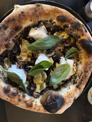 Vegan cappriciosa  at Dough Eyed in York