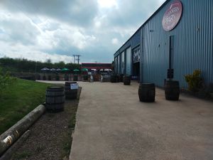 Outdoor area at The Strawberry Barn in Dunbar