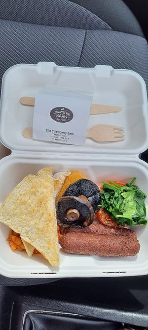 Vegan Breakfast (£8.75) at The Strawberry Barn in Dunbar