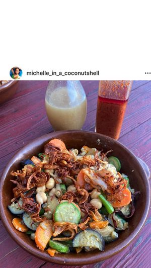 Garlic Oil + Spicy oil  at Roots Kushary in Dahab