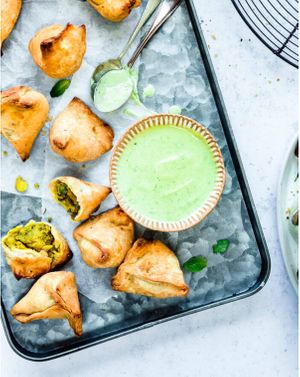 Samosa at India Curry House in La Fortuna