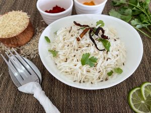 Jira Rice at India Curry House in La Fortuna