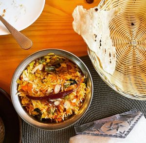 Vegi Biryanis  at India Curry House in La Fortuna