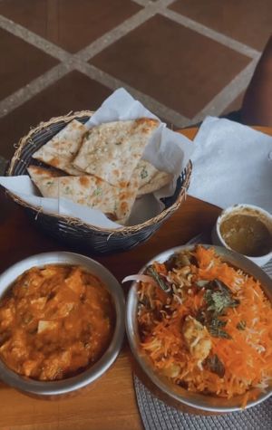   at India Curry House in La Fortuna