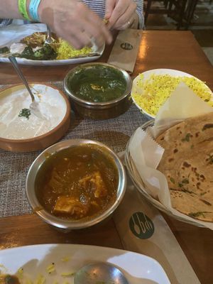   at India Curry House in La Fortuna